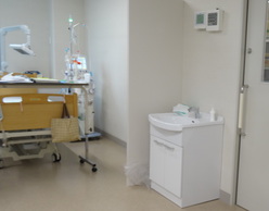 感染予防の手洗い場